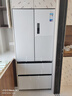 美的（Midea）M60系列520純平全嵌法式多門(mén)四開(kāi)門(mén)家用冰箱超薄雙系統循環(huán)大容量制冰BCD-520WUFPZM(E)白國家補貼 曬單實(shí)拍圖