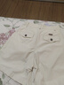 Teenie Weenie小熊女裝短褲夏季清新簡(jiǎn)約氣質(zhì)學(xué)院白色褲子 乳白色 L 曬單實(shí)拍圖