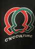 C'N'C【4色可選】CNC25秋冬撞色刺繡logo長袖圓領加絨衛(wèi)衣休閑打底衫男 黑色 52 /L/(180/96A) 曬單實拍圖
