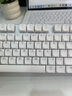 元氣方糖work100全尺寸矮軸三模機械鍵盤(pán)商務(wù)辦公輕薄便攜全鍵熱插拔蘋(píng)果安卓通用 皓白 云煙軸 104 曬單實(shí)拍圖
