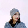 MDUG月子帽秋冬產(chǎn)后孕婦出院月子帽純棉春秋產(chǎn)婦睡眠帽子護額防風(fēng)頭巾 【純棉防風(fēng)睡帽】 冷煙灰 曬單實(shí)拍圖
