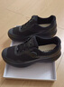 百麗厚底健步鞋男25秋旋鈕扣防潑濺耐磨休閑運動(dòng)鞋 煙晶黑（絨里） 42 曬單實(shí)拍圖