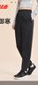 特步女子搖粒絨秋冬保暖運動(dòng)褲跑步訓練針織長(cháng)褲保暖防風(fēng) 曬單實(shí)拍圖
