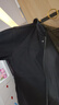 凡客誠品（VANCL）夾克男士春秋季新款寬松休閑外套男復古翻領(lǐng)撞色外套 黑色 XL 曬單實(shí)拍圖