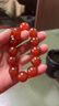 春龍大氣手鏈珠寶紅瑪瑙圓珠手串 男款20mm佛珠手里送證書(shū) 手串 20MM 曬單實(shí)拍圖