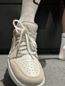 耐克（NIKE）女鞋新款AIR JORDAN 1 LOW低幫AJ1潮流復古百搭耐磨輕便運動(dòng)鞋HF1863-200/白棕翻毛皮38 曬單實(shí)拍圖