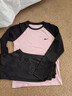 回力兒童緊身衣女童運動(dòng)速干衣套裝籃球體能打底足球跑步服62498 粉紅寶貝兩件套 140 【推薦130-140CM、55-70斤】 曬單實(shí)拍圖