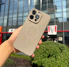 奶小鴨（NEYAA）適用蘋果16promax手機殼iphone16promax保護(hù)套全包超薄Magsafe磁吸液態(tài)硅膠防摔簡約男女款 鈦原色 曬單實拍圖