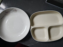彩致（CAIZHI）陶瓷分餐盤(pán)分格餐盤(pán)學(xué)生早餐盤(pán)餃子盤(pán)果盤(pán)211減脂餐盤(pán)CZ6968 曬單實(shí)拍圖