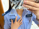 老鋪黃金古法手工足金項鏈 · 十字金剛杵（1號）鉆飾吊墜（金鏈款） 小號鎖骨鏈款金重約8.6g 曬單實(shí)拍圖
