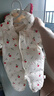 乖奇熊三防鴨絨女寶羽絨服連體衣秋冬季保暖衣服嬰兒甜美哈衣外出拜年服 米黃/櫻桃小蘿卜 80cm 曬單實拍圖