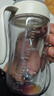 bebebus鉆光學(xué)飲杯鴨嘴杯嬰兒水杯6個月以上牛奶杯奶瓶重力球吸管杯280ml 曬單實(shí)拍圖