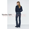 Massimo Dutti秋冬新品2025女裝休閑簡(jiǎn)約經(jīng)典款高腰靴型牛仔褲05045645 深灰色 34 (165/62A) 曬單實(shí)拍圖