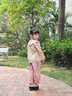 G.DUCKKIDS女童套裝春秋2025新款洋氣時(shí)髦寶寶春季韓版休閑網(wǎng)紅兒童襯衫春裝 粉色 120 cm 曬單實(shí)拍圖