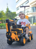 倍貝樂(lè )挖掘機可坐人2-9歲兒童電動(dòng)玩具車(chē)男孩大號工程車(chē)挖土機生日禮物 高配加大款【全電動(dòng)+轉向推桿+藍牙音樂(lè )+禮包】 曬單實(shí)拍圖