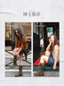 百麗（Belle）吳千語(yǔ)同款荒野來(lái)信西部靴女25新款商場(chǎng)絨面堆堆長(cháng)靴3QFC3DG5預售 深啡色長(cháng)筒-單里 36 曬單實(shí)拍圖