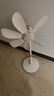 祥瓏小型立式電風(fēng)扇家用電扇客廳臺式宿舍音靜無(wú)網(wǎng)罩遙控大風(fēng)力落地扇 米色七葉落地扇（升級款） 曬單實(shí)拍圖