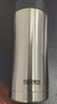 膳魔師（THERMOS）保冷保溫杯400ML高真空不銹鋼商務(wù)辦公保溫杯JCG-400C SBK 曬單實(shí)拍圖