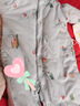 童泰（TONGTAI）嬰兒連體衣秋冬季純棉寶寶夾棉衣服兒童家居服哈衣爬服棕色73cm 曬單實(shí)拍圖