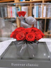 DAFIFY永生花擺件玫瑰花束比心熊抱抱桶新婚禮物情人節生日禮品送女友 抱抱桶-送你愛(ài)的玫瑰 曬單實(shí)拍圖
