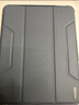 耐爾金 適用iPad10.2保護套2021iPad9/8/7蘋(píng)果平板保護殼20/19帶筆槽支架防摔磁吸休眠皮套 悍甲Pro黑色 曬單實(shí)拍圖