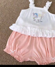 巴拉巴拉女童夏裝2025嬰兒短袖套裝寶寶背心兩件套甜美時(shí)尚萌208225119005 曬單實(shí)拍圖