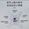 馬博士嬰兒護膝爬行兒童護膝網(wǎng)眼透氣可調節寶寶學(xué)步防摔護膝2件裝S1018 曬單實(shí)拍圖