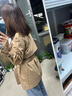 伊芙麗卡其色高級感時(shí)髦大氣風(fēng)衣早秋外套女秋2024秋裝新款 咖啡金 L 118-130斤 曬單實(shí)拍圖