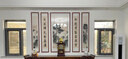 佐羅曼五聯(lián)中堂畫(huà)客廳掛畫(huà)農村大堂屋大氣背景墻山水畫(huà)新中式靠山裝飾畫(huà) 旭日東升A 160*80+160*40×4(總長(cháng)2.4米) 曬單實(shí)拍圖