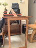 家逸實(shí)木折疊書(shū)桌書(shū)房電腦桌學(xué)習辦公桌子臥室書(shū)柜書(shū)桌一體組合寫(xiě)字桌 曬單實(shí)拍圖