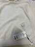 麥檬【爆款多色】MM100羊毛慵懶連帽毛針織衫毛衣上衣25秋冬新款 白色5G8933302 M 曬單實(shí)拍圖