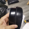 萬(wàn)里馬五角星標黑色內腰帶不銹鋼針扣皮帶商務(wù)休閑男執勤用工裝褲皮腰帶 銀色星帶頭【jie版】 110cm 小號 曬單實(shí)拍圖