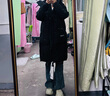 波司登25年冬季羽絨服男女情侶同款寬松中長(cháng)款時(shí)尚加厚脫卸帽外套 曬單實(shí)拍圖