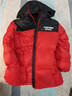 雪中飛童裝兒童羽絨服2025新款男童女童中大童拼接面包羽絨服冬季外套 中國紅 160 曬單實(shí)拍圖