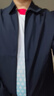 諾帝卡男士外套男裝翻領(lǐng)商務(wù)夾克上衣 藏青 56 曬單實(shí)拍圖