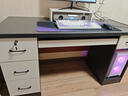 電腦桌臺式機帶抽屜書(shū)桌家用工作臺簡(jiǎn)約現代辦公桌椅臥室輕奢桌子 【加厚五抽一柜】灰120CM 組裝-僅單桌 送安裝工具 曬單實(shí)拍圖
