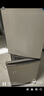 海爾（Haier）冰箱出品雙開(kāi)門(mén)二門(mén)177升冰箱家用小型冰箱租房省電不占地冷藏冷凍統帥家用小冰箱 以舊換新 177升雙門(mén)冰箱節能省電 兩天約用1度電 曬單實(shí)拍圖