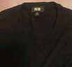優(yōu)衣庫男裝女裝精紡美利奴羊毛圓領(lǐng)針織衫/毛衣毛衫25新款478535 09 黑色 XL /180/108B 曬單實(shí)拍圖