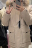 駱駝（CAMEL）戶(hù)外極寒派克工裝毛領(lǐng)情侶款羽絨服保暖加厚中長(cháng)款外套 曬單實(shí)拍圖