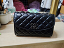 袋鼠（KANGAROO）【好物推購】菱格鏈條小包包女秋冬黑色單肩斜挎包2025新 黑色大號23*16*8.5 曬單實(shí)拍圖