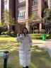 芭芙達妮棉服女款2026年最新款少女冬裝棉衣中長(cháng)款韓版寬松棉襖女過(guò)膝百搭 奶茶色華夫格 M 100-120 曬單實(shí)拍圖