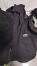 吉普（JEEP）沖鋒衣羽絨服三合一男女士外套男團購情侶夾克衣服男裝登山滑雪服 黑色-抓絨內膽三合一 男女同款鋒衣 L (建議150-170斤） 曬單實(shí)拍圖