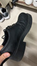 Dickies【明星同款】皮鞋休閑鞋復古英倫風(fēng)工裝鞋情侶款 黑色 41 曬單實(shí)拍圖