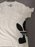 阿迪達斯（adidas）三葉草系列 男 TS STREET 2 短袖 JD3246 白色  S  曬單實(shí)拍圖