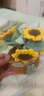 締羽 手工編織DIY毛線(xiàn)花束材料包向日葵盆栽鉤織自制擺件視頻教程 曬單實(shí)拍圖