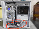 長城（Great Wall）冰霜X3W白色電腦機箱（M-ATX/360水冷位/U3/9風(fēng)扇位/磁吸翻門/五槽PCI/兼容5080） 曬單實拍圖