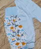 舒貝怡2條裝嬰兒褲子春秋款男女童寶寶高腰護(hù)肚睡褲純棉兒童秋褲藍(lán) 80CM 曬單實(shí)拍圖