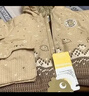 巴拉巴拉童裝寶寶羽絨服嬰兒外套秋冬兒童戶(hù)外保暖時(shí)尚精致可愛(ài)萌男童 咖色調00355 80 cm 充絨量55g 曬單實(shí)拍圖