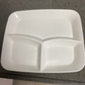 蘇泊爾（SUPOR）餐盤分格隔陶瓷感家用211早餐盤一人食家用大人 10.英寸 10.英寸長方分格盤白瓷 曬單實拍圖