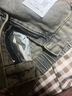 倉石一樹夏季刺繡牛仔褲男寬松直筒男褲痞帥褲子2025新款休閑褲藍灰色M 曬單實拍圖